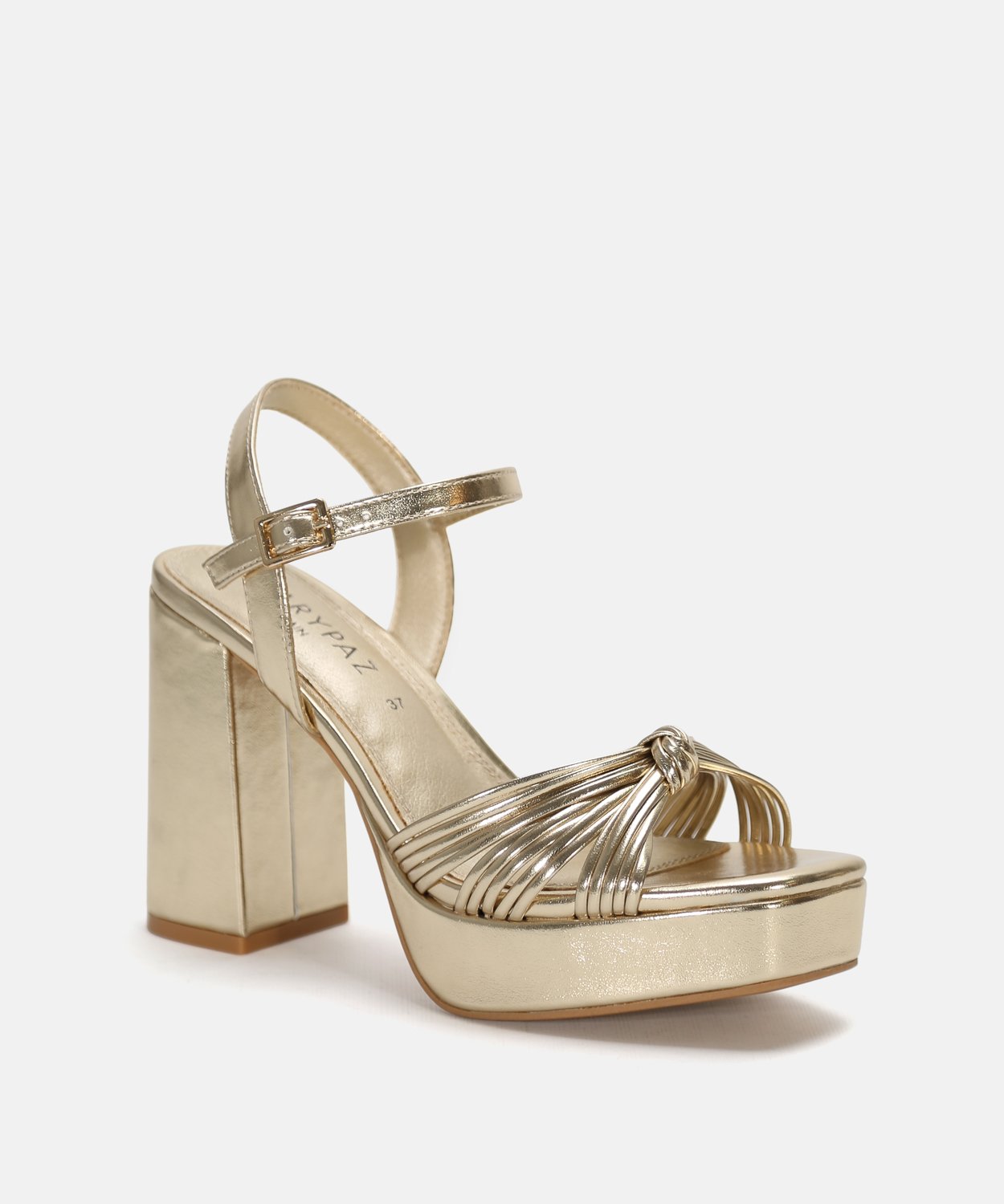 Sand&aacute;lia plataforma tiras n&oacute;